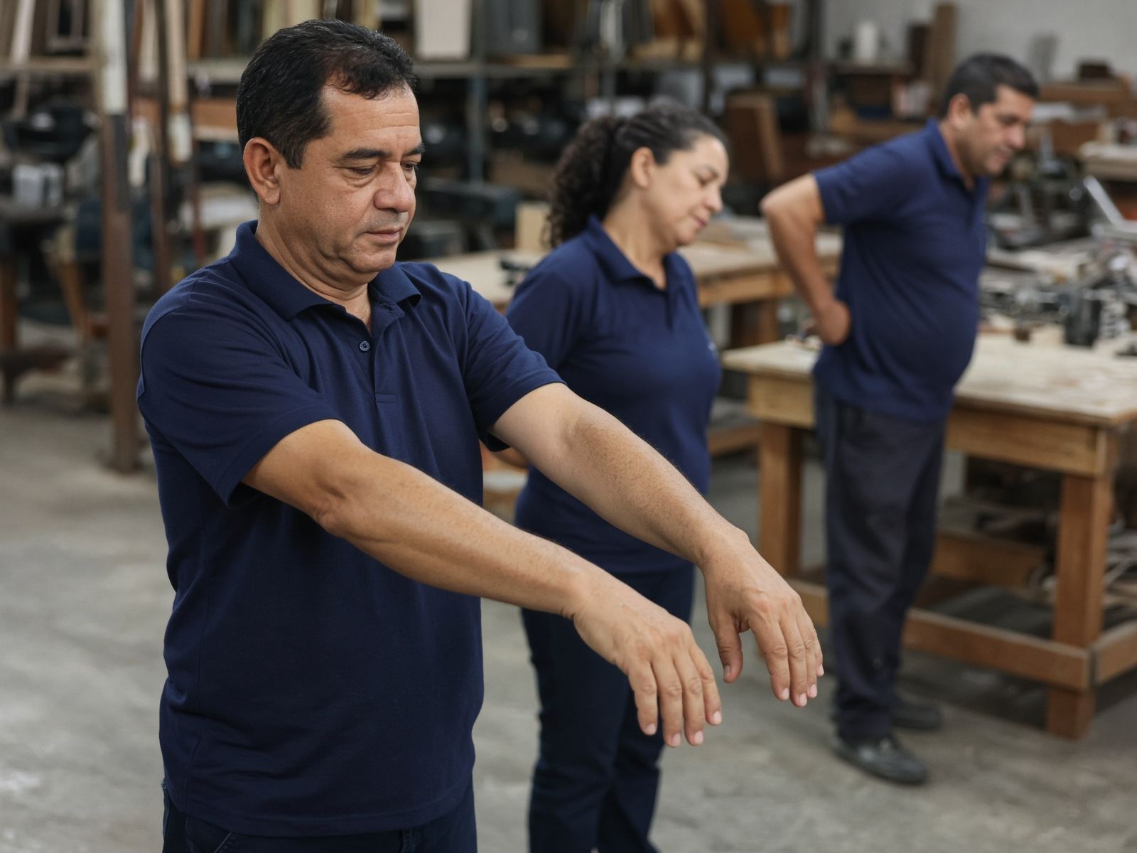 Aplicação da ginástica laboral na rotina da equipe de produção